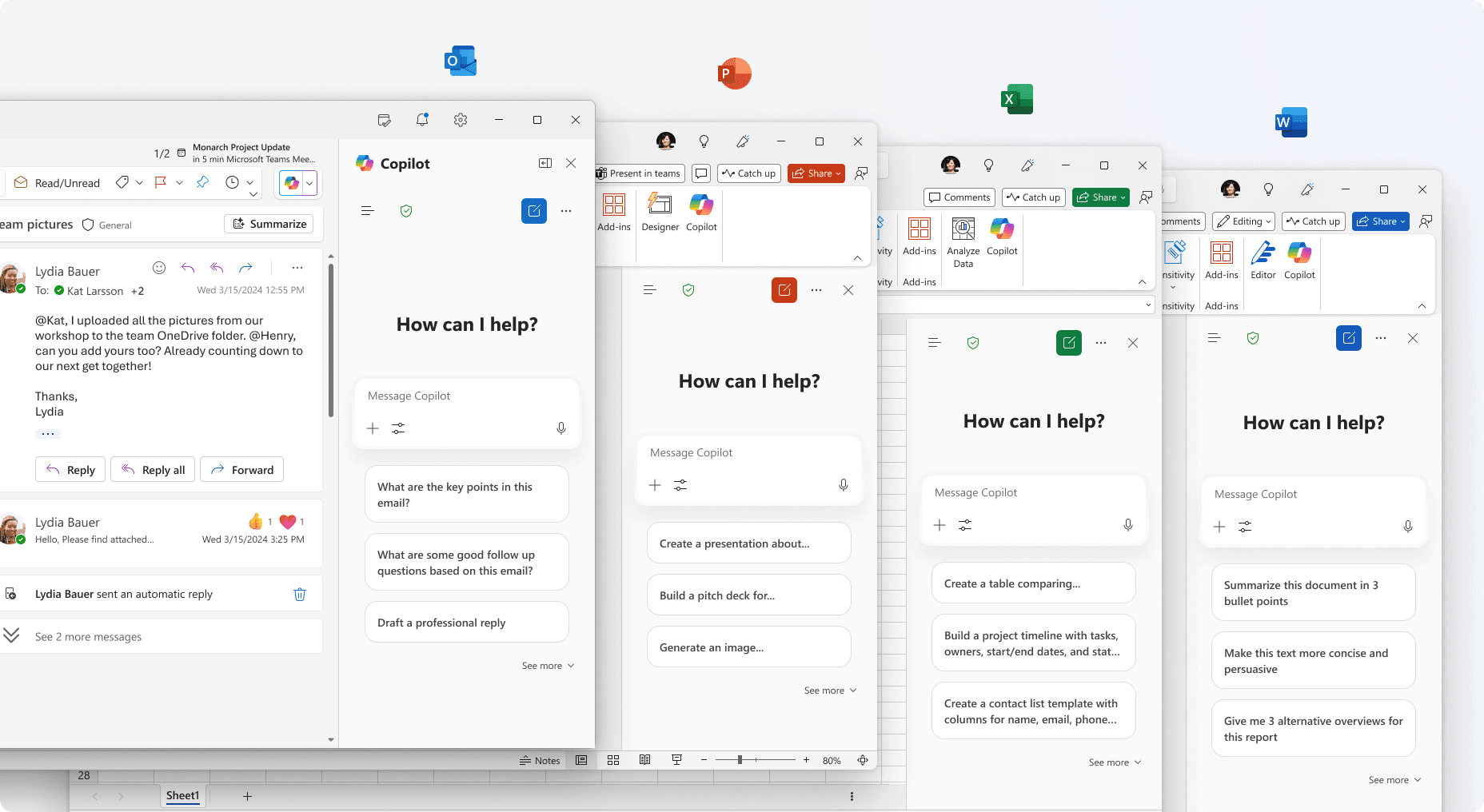 Microsoft Adds Free AI Chat to All Office Apps
