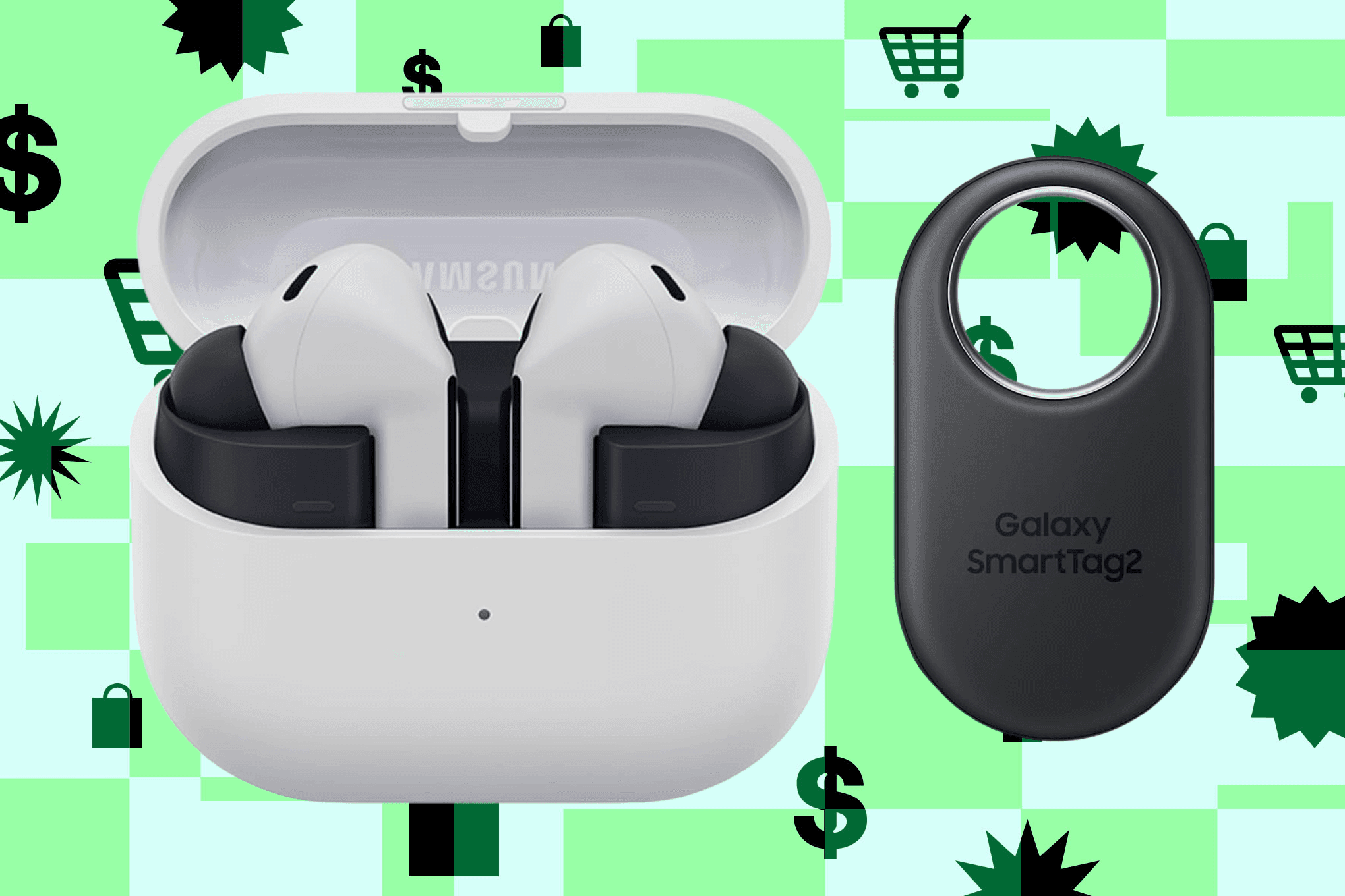 スマホアクセサリー Galaxy Buds 3 Samsung bundles Galaxy Buds 3 FE with free SmartTag2 tracker