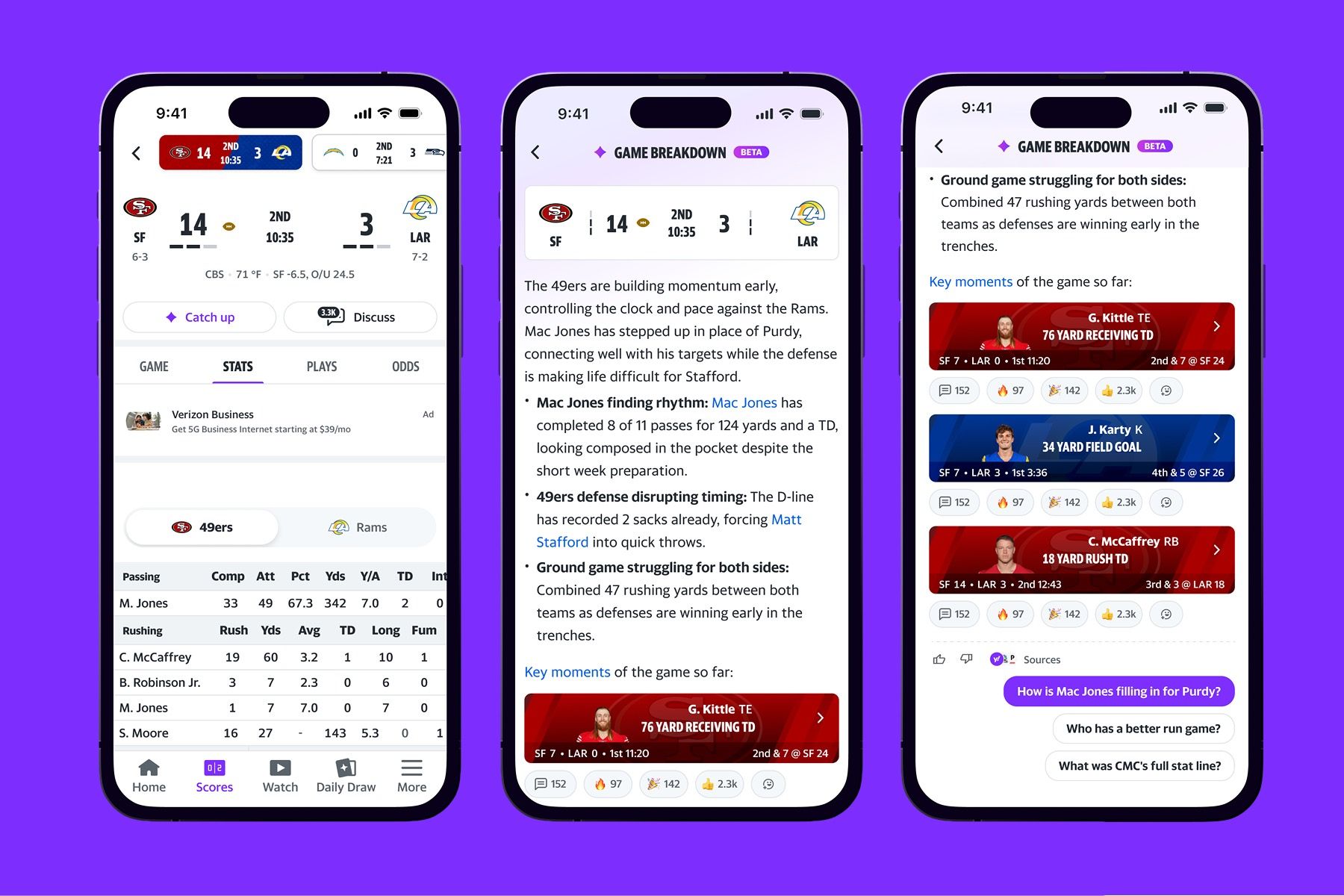 Yahoo Launches AI-Powered Game Breakdowns for Real-Time Sports