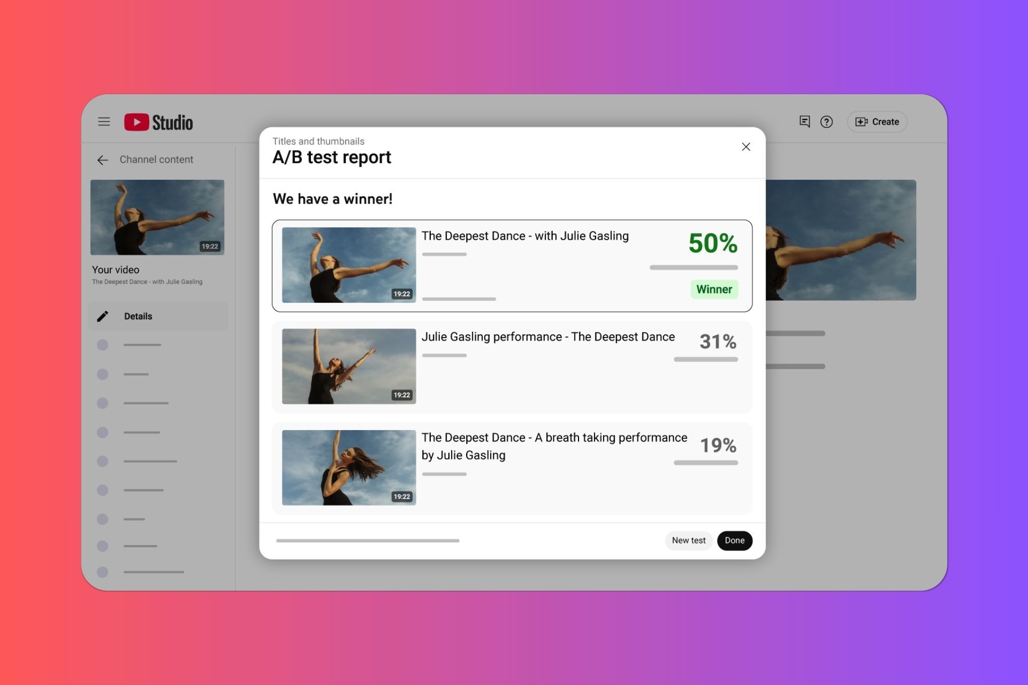 YouTube rolls out A/B testing for titles to all creators