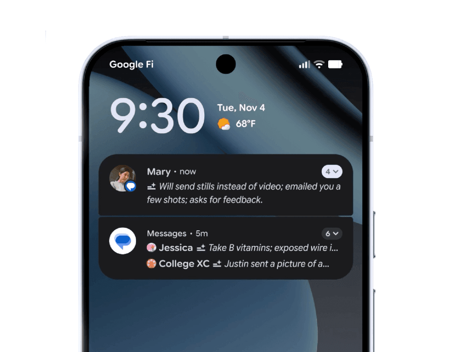 Google Expands AI Notification Summaries Beyond Pixels