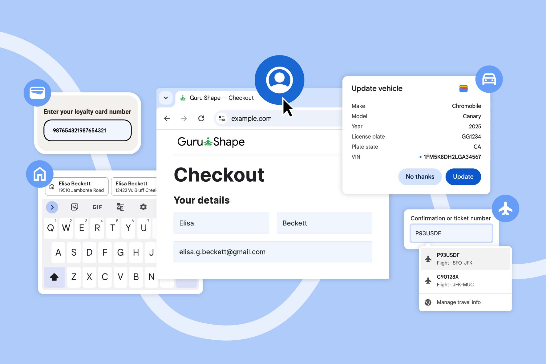 Google integrates Wallet data into Chrome autofill system