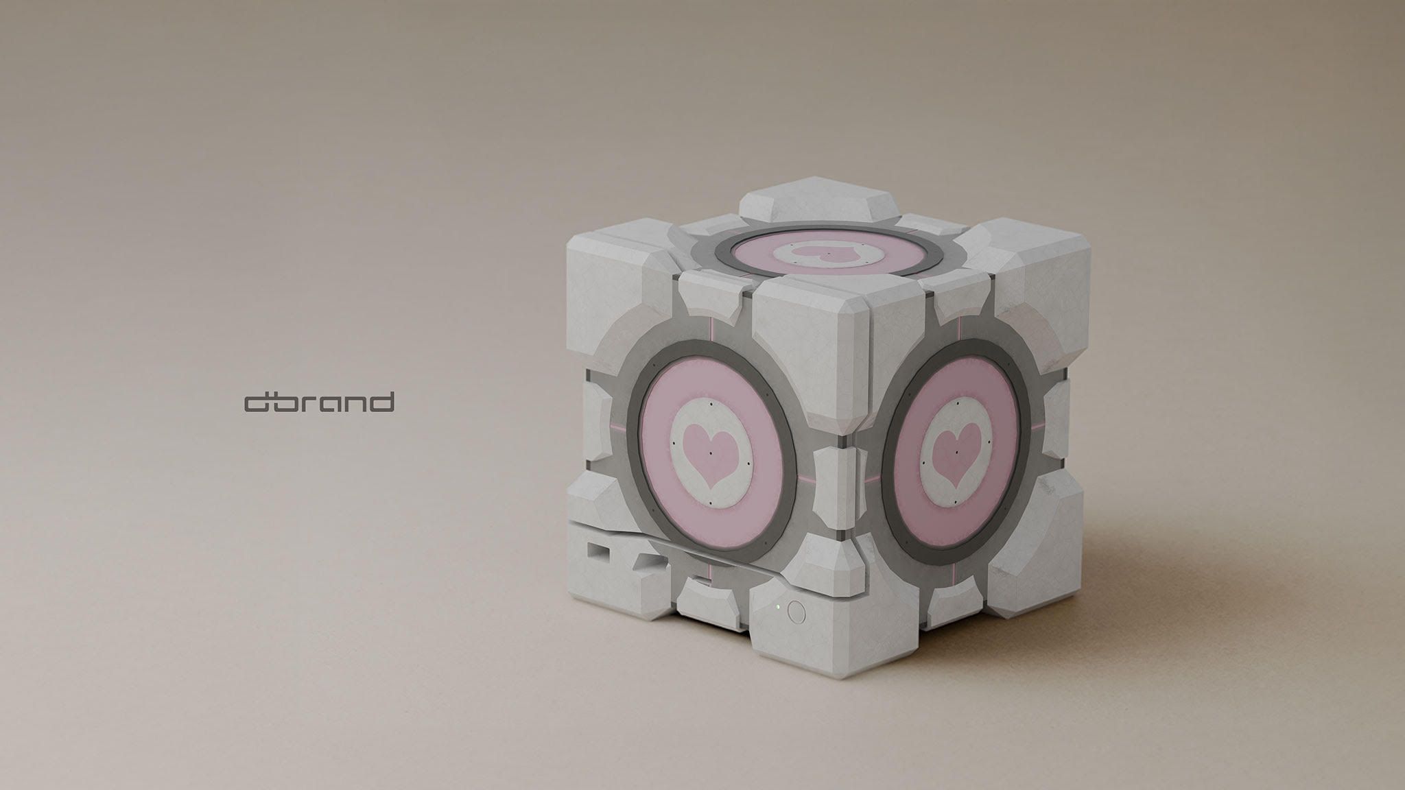 Dbrand launches Portal Companion Cube skin for Steam Machine