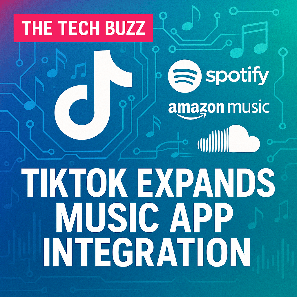 TikTok Expands Music App Integration