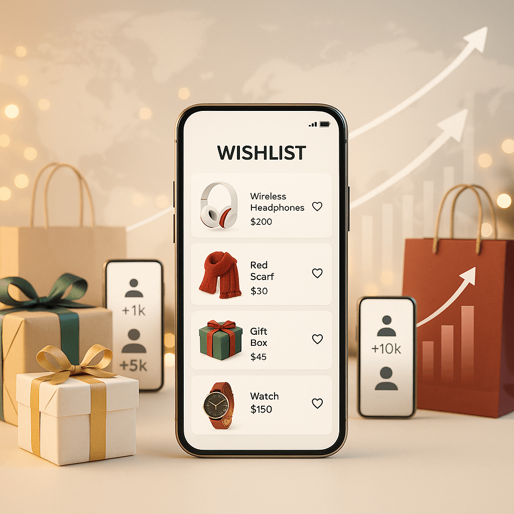 GoWish Doubles Users, Hits #2 on App Store Amid Holiday Rush