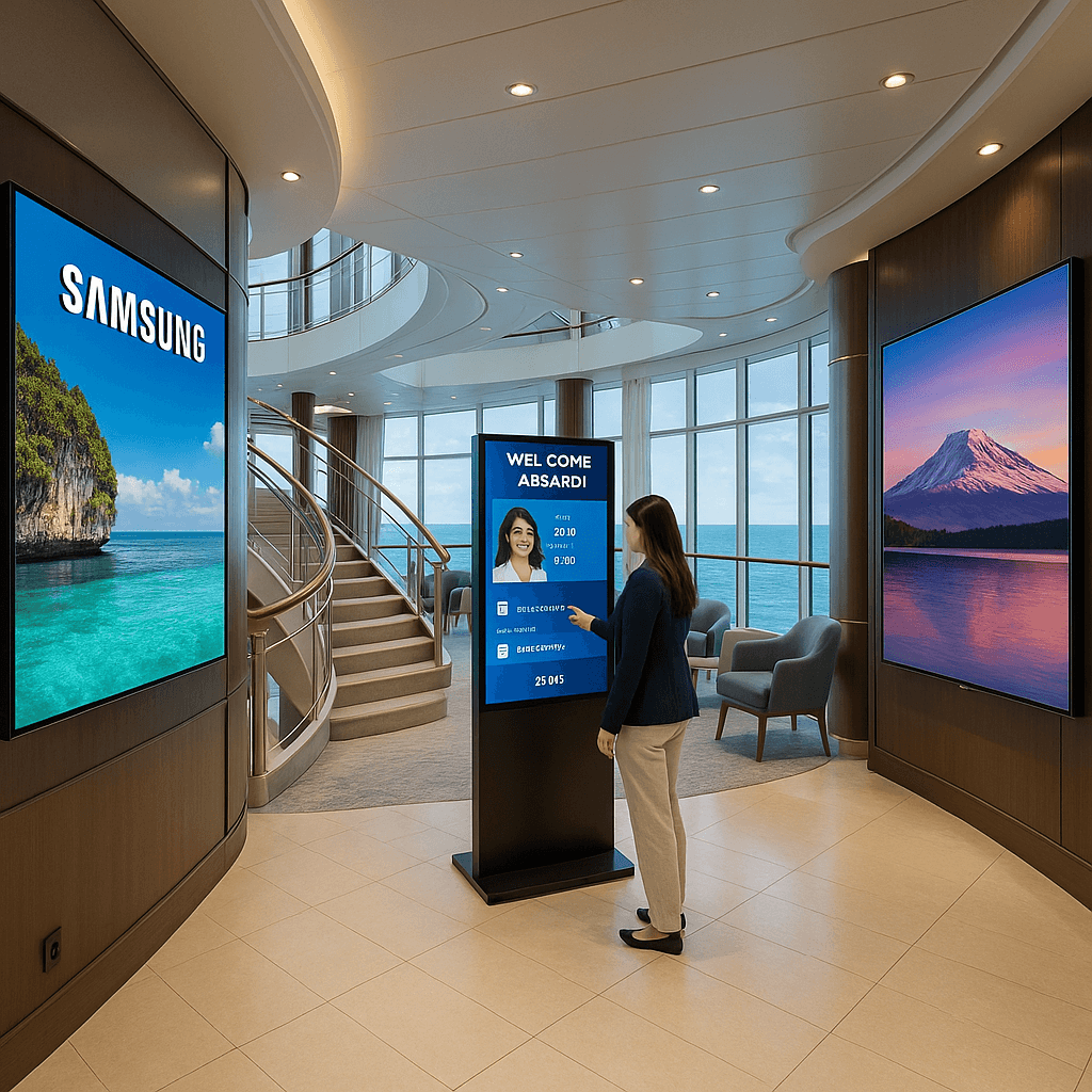 Samsung Installs 6,000+ TVs on Royal Caribbean's Newest Ship