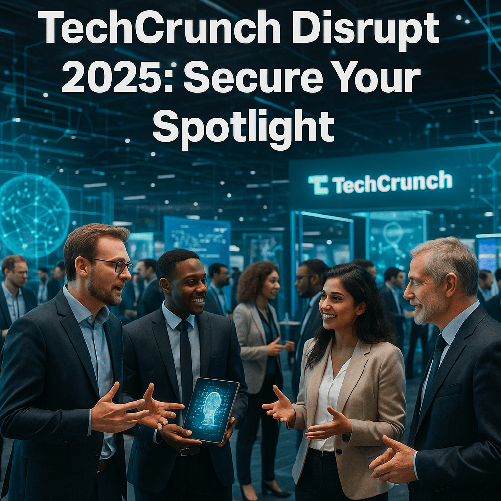TechCrunch Disrupt 2025: Secure Your Spotlight