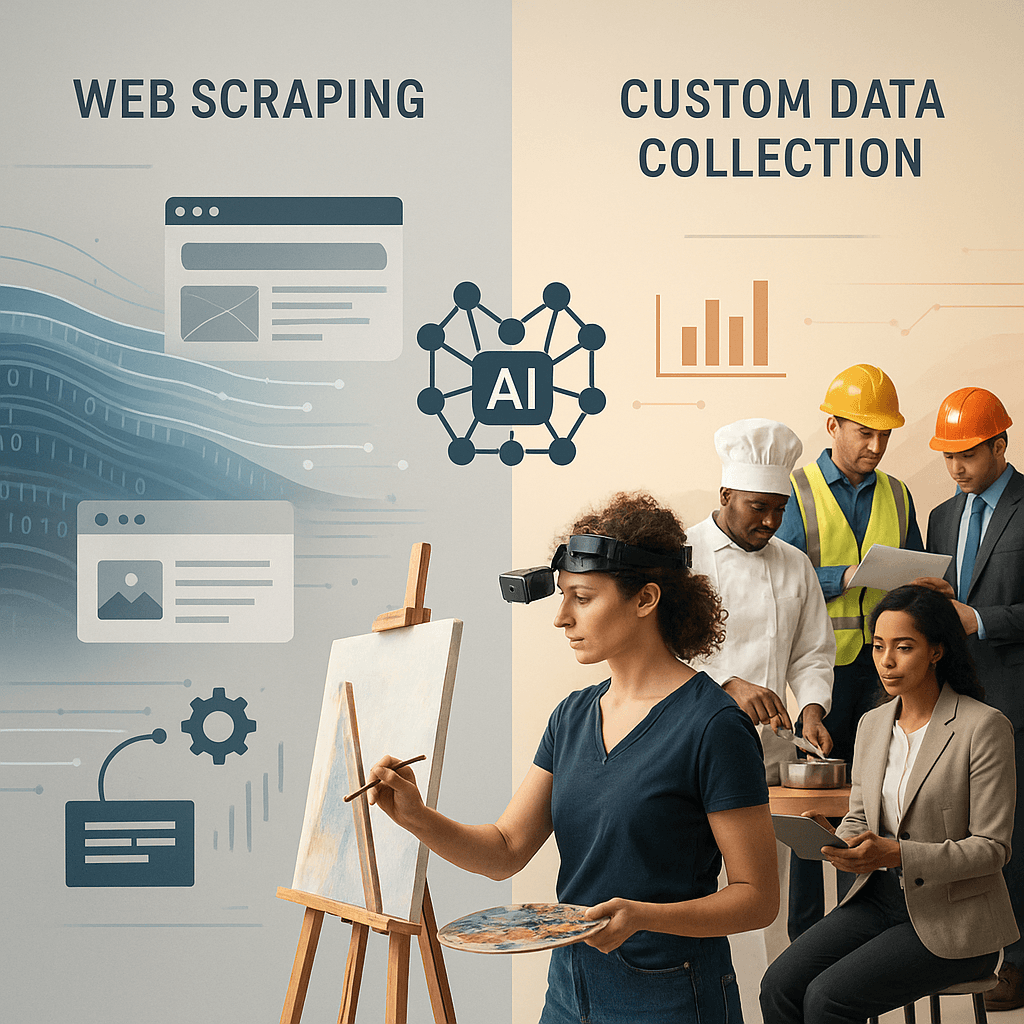 AI Startups Ditch Web Scraping for Custom Data Collection