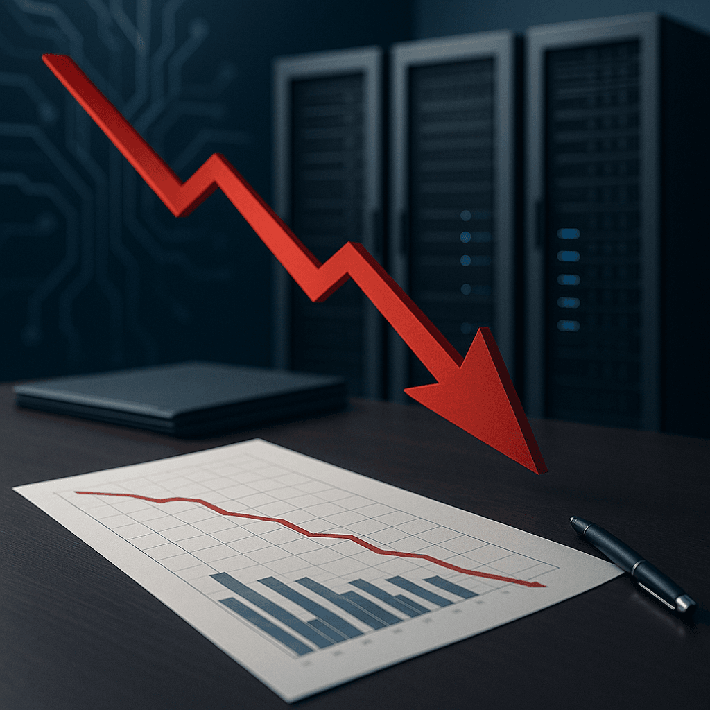 Oracle Stock Craters 33% as AI Buildout Debt Sparks Selloff