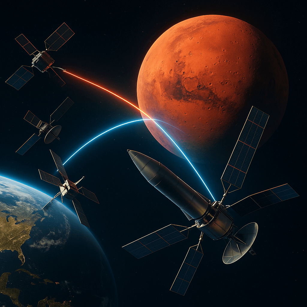 NASA Sparks Mars Data Pipeline Race Among Space Giants
