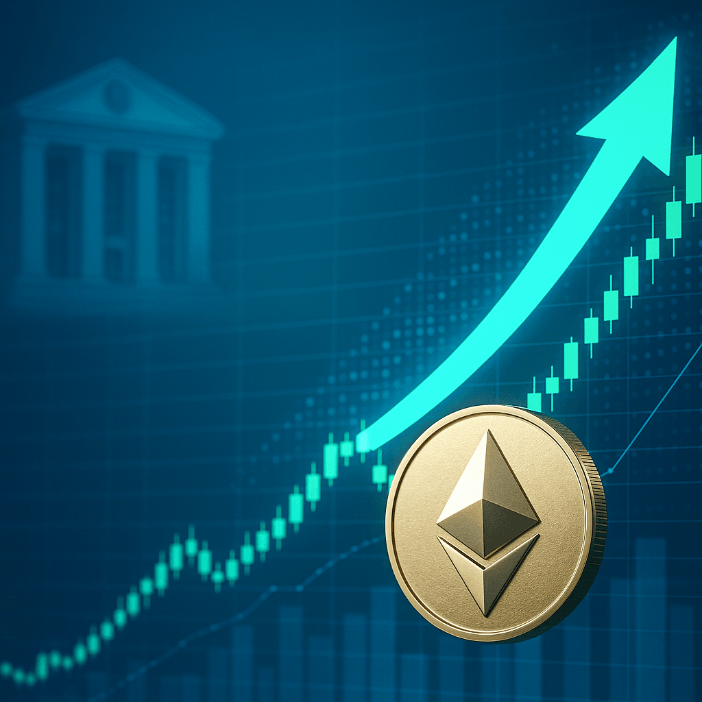 Ether Rockets 12% to Near-Record as Powell Teases Rate Cuts
