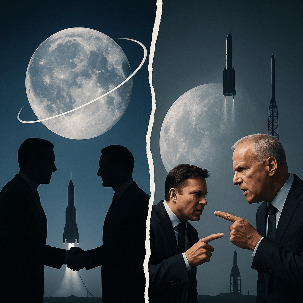 Musk blasts NASA chief: 'trying to kill' moon program