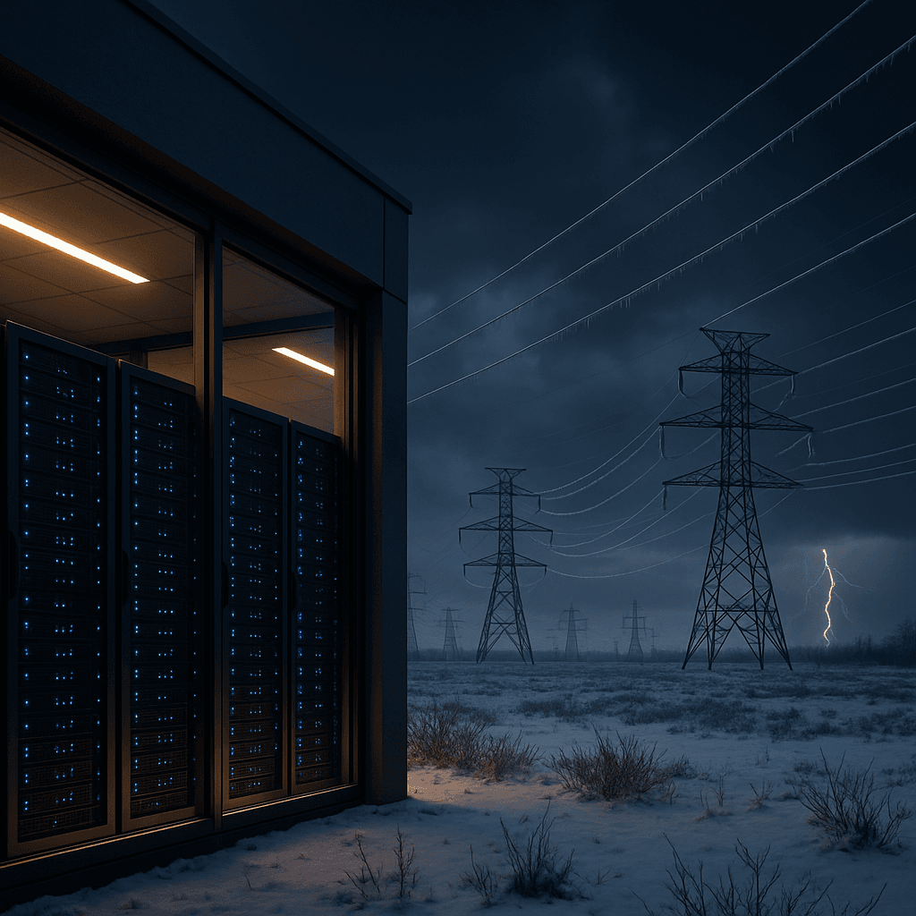 Data Center Power Surge Threatens Winter Grid Blackouts
