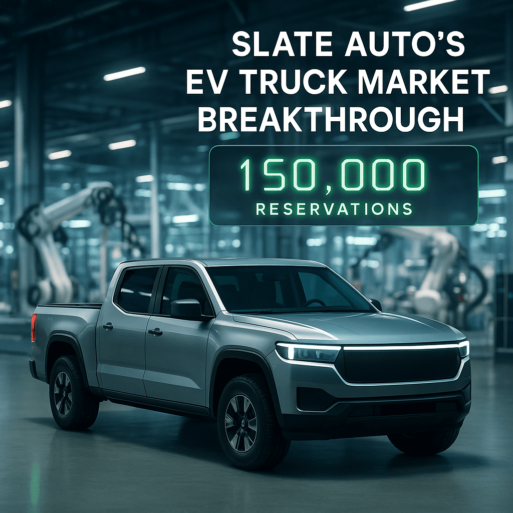 Slate Hits 150K Reservations Amid EV Truck Market Collapse