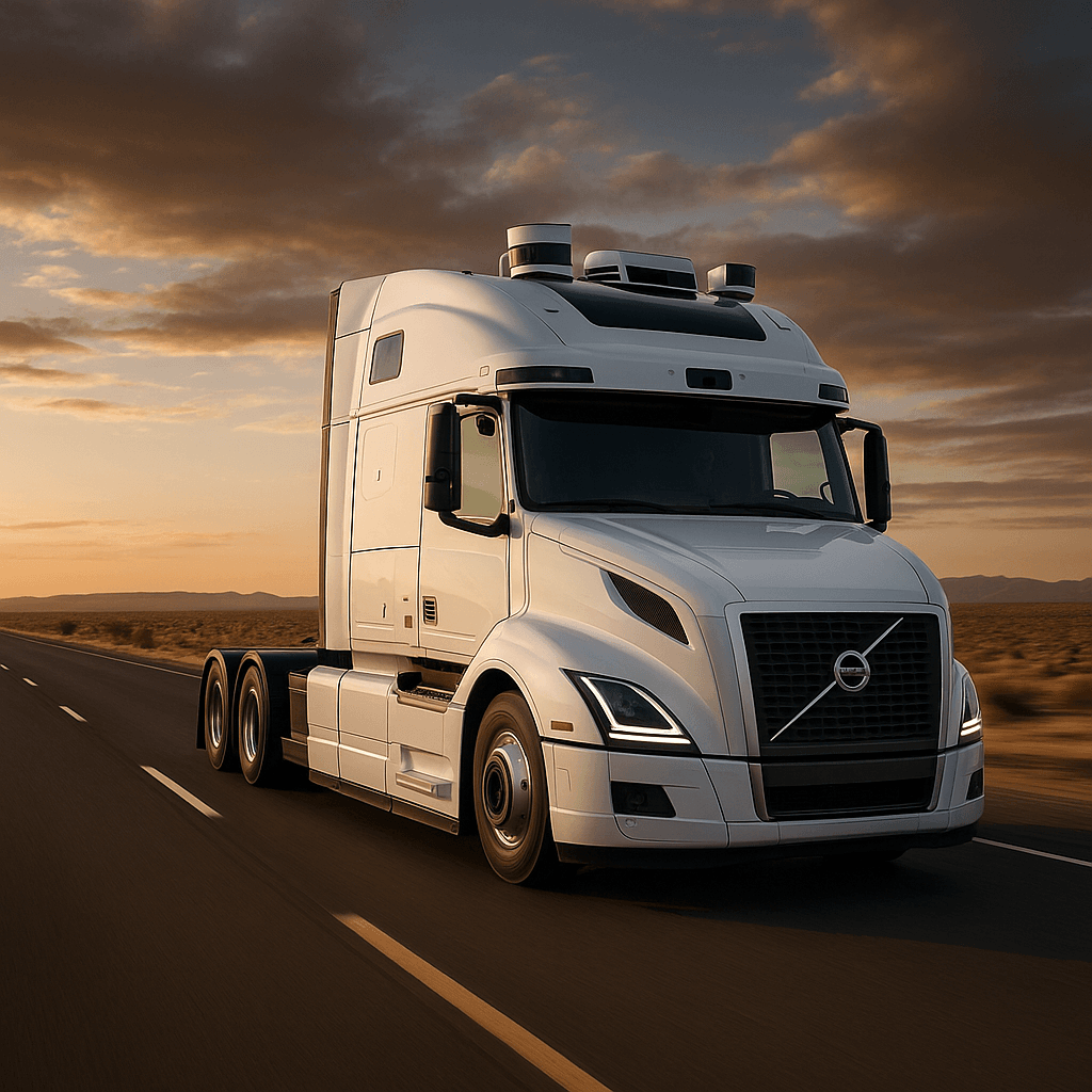 Waabi unveils fully autonomous truck with Volvo, takes aim at Aurora