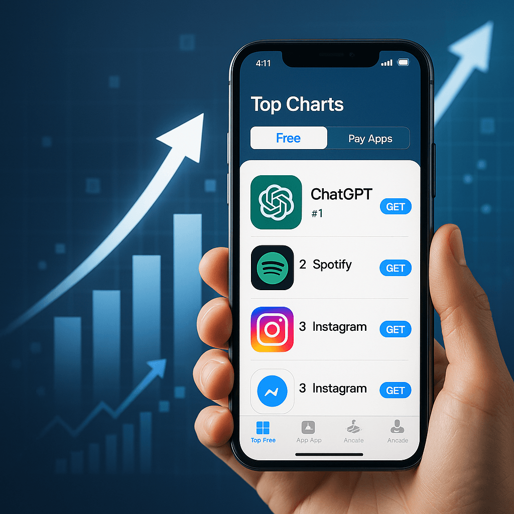 ChatGPT Tops Apple's 2025 Download Charts in Historic First