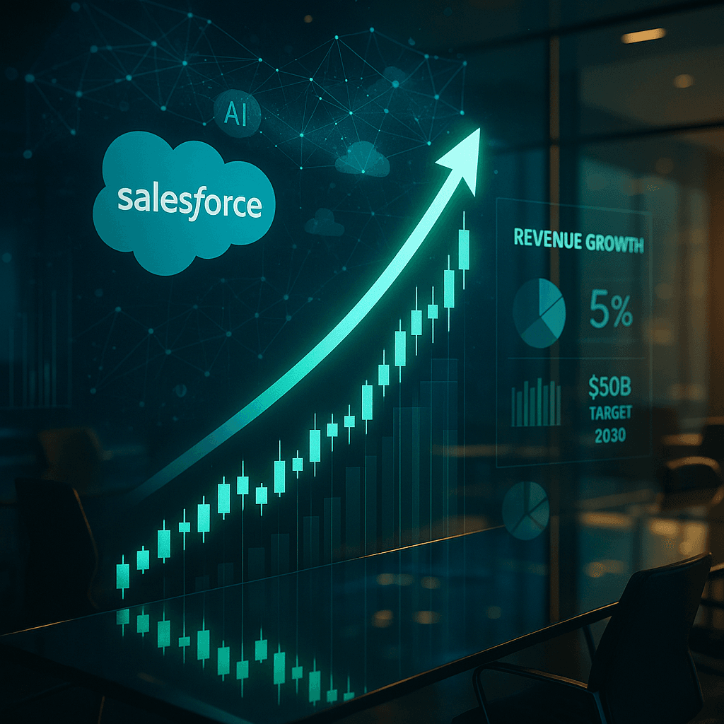 Salesforce Shares Jump 5% on Bold $60B Revenue Target for 2030