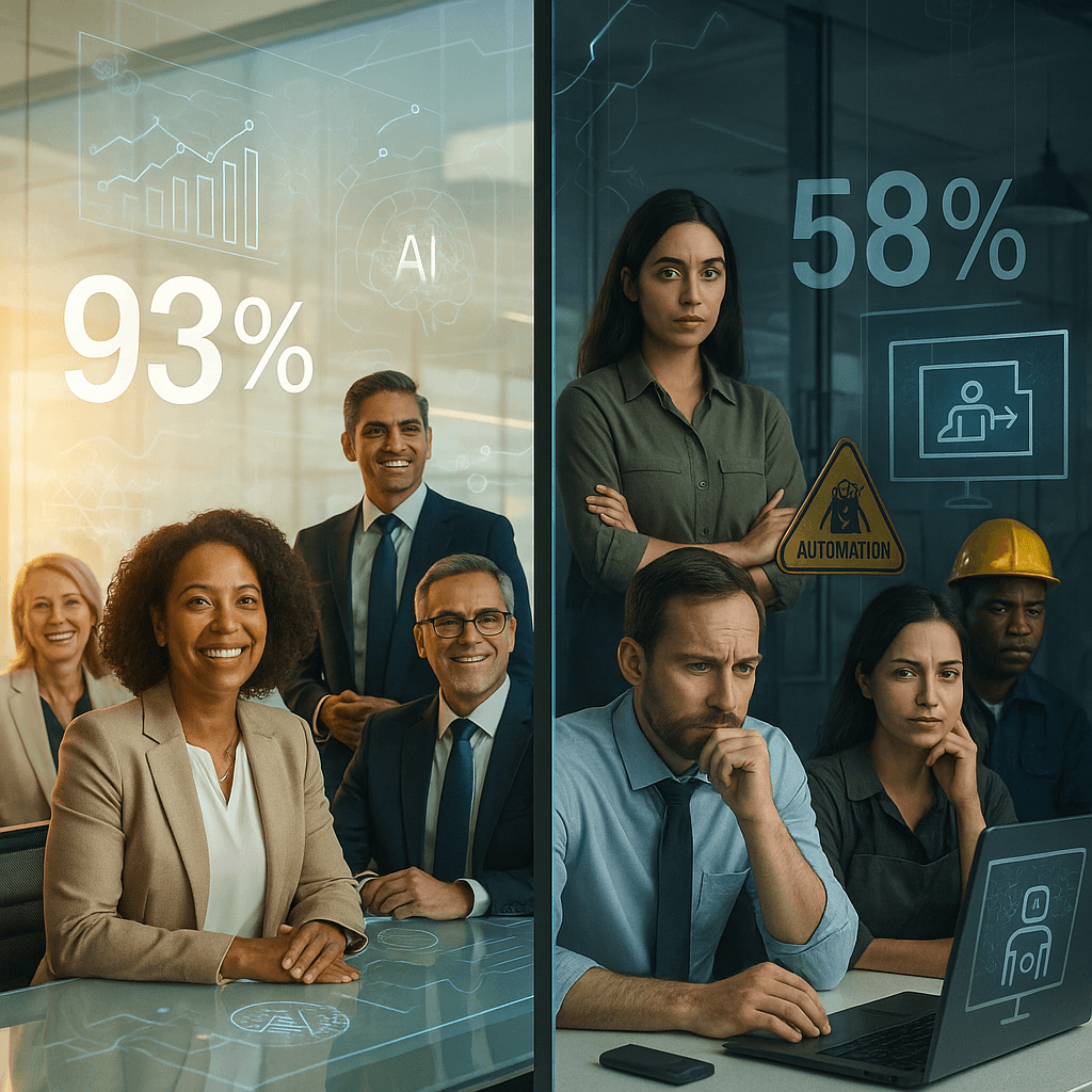 Executives Love AI, Public Fears Job Losses in New Survey Split