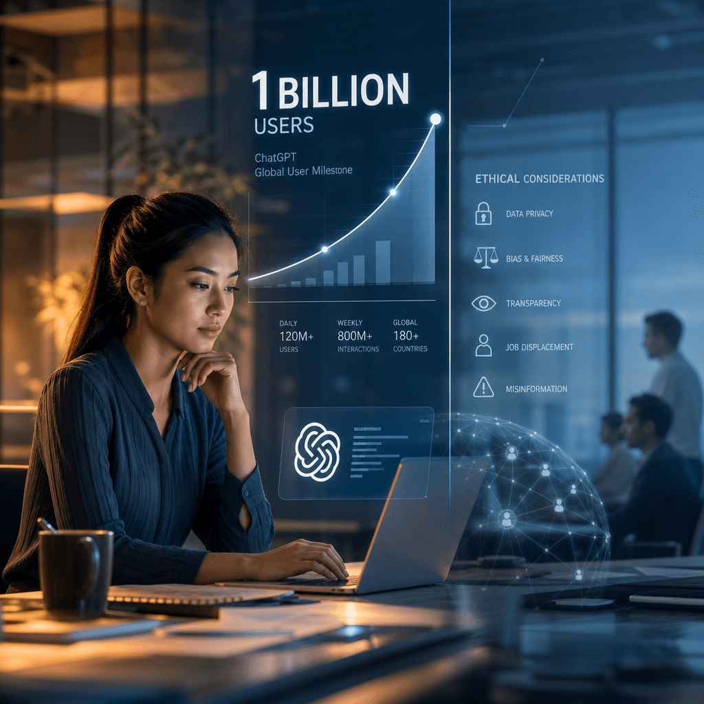 ChatGPT hits 1 billion users as public AI sentiment sours | The Tech Buzz