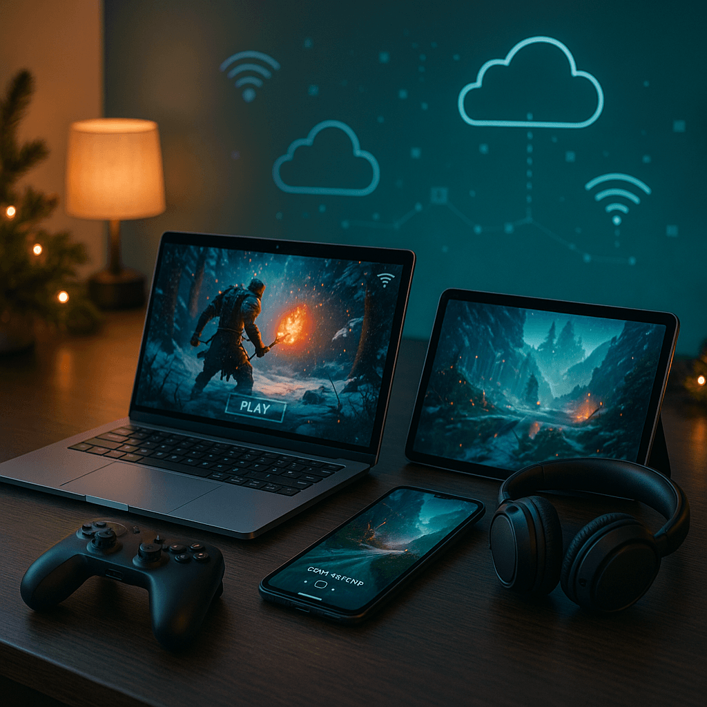 Nvidia GeForce NOW Adds 30 Holiday Games & Half-Price Sale