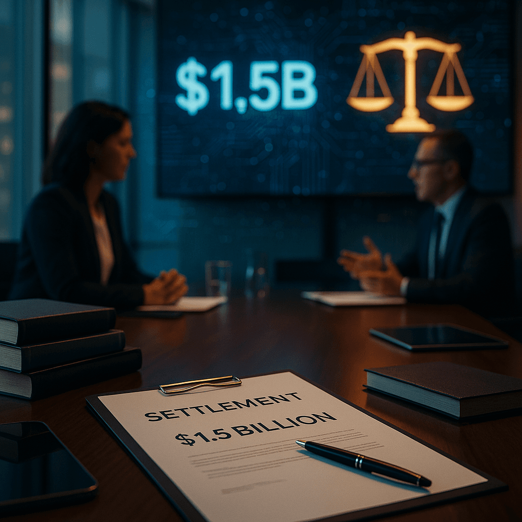 Anthropic Settles AI Copyright Case for $1.5B, Sets Industry Precedent