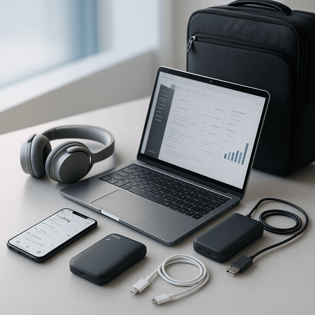 Travel Tech Guide Highlights Business Gear Essentials