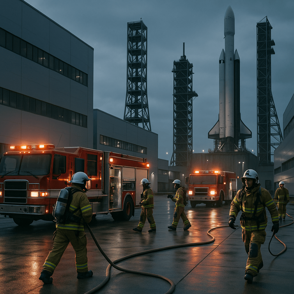 SpaceX Creates Its Own Fire Department at Starbase City