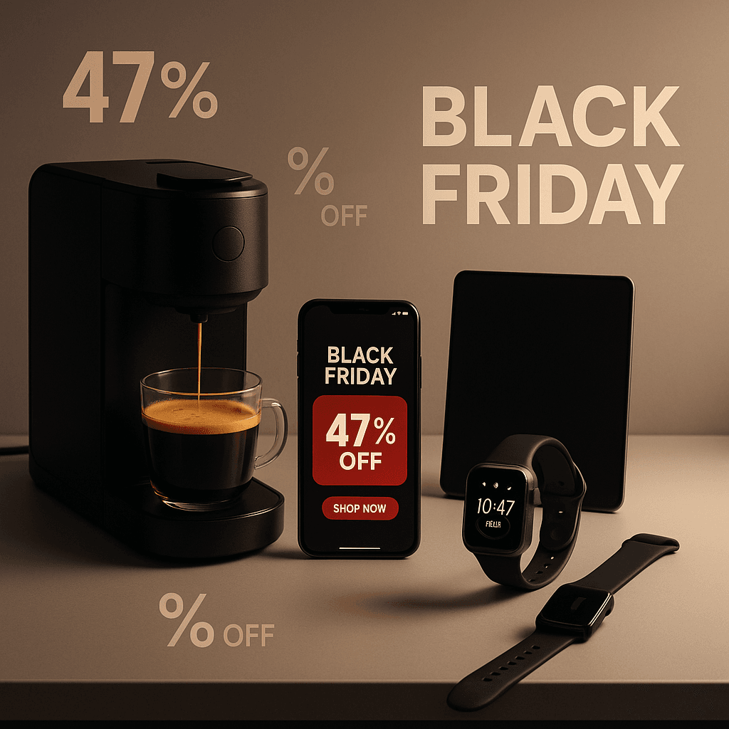 Black Friday 2025 Tech Deals Live: Premium Coffee, Smart Rings