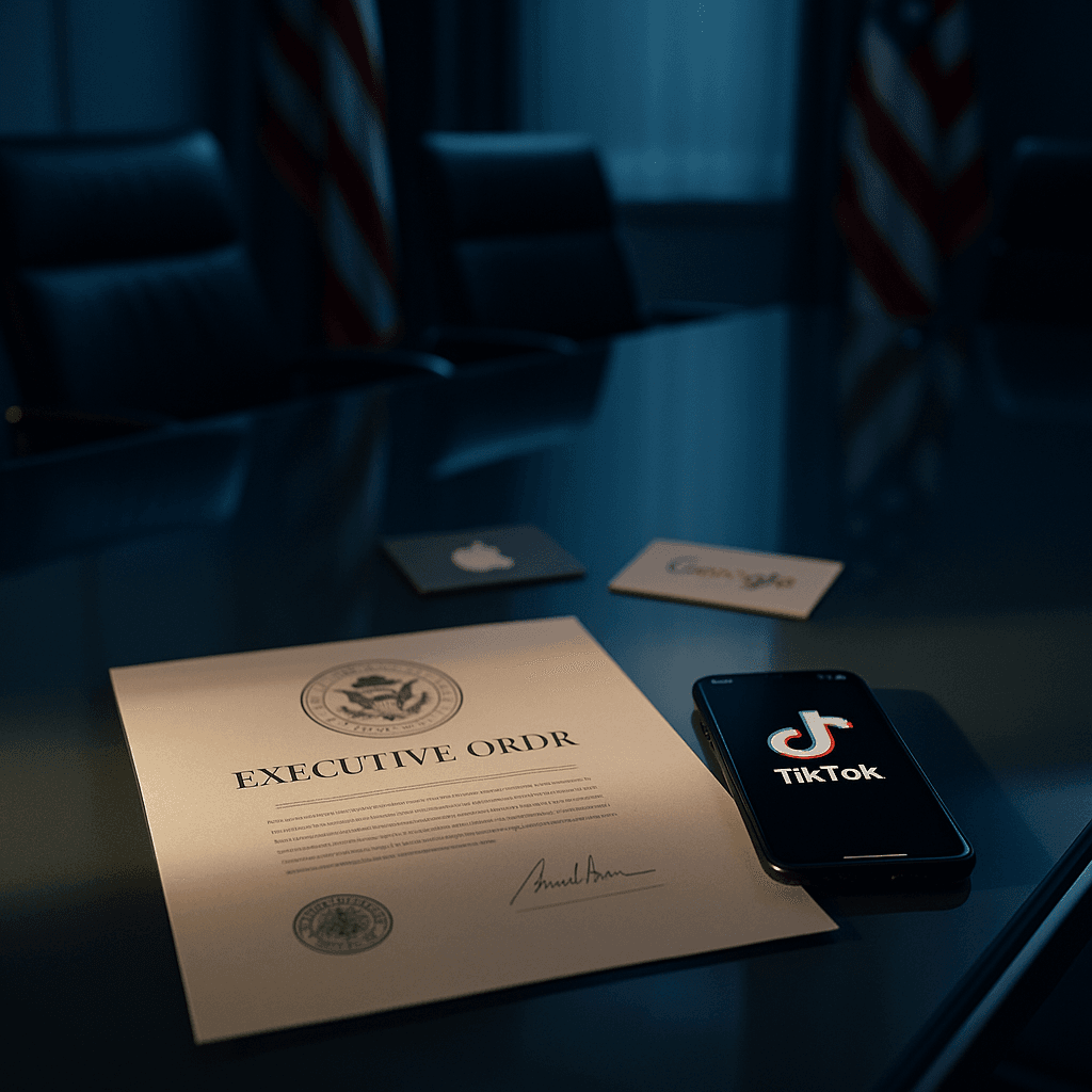 Trump Signs TikTok Handover to Oracle-Led US Investor Group