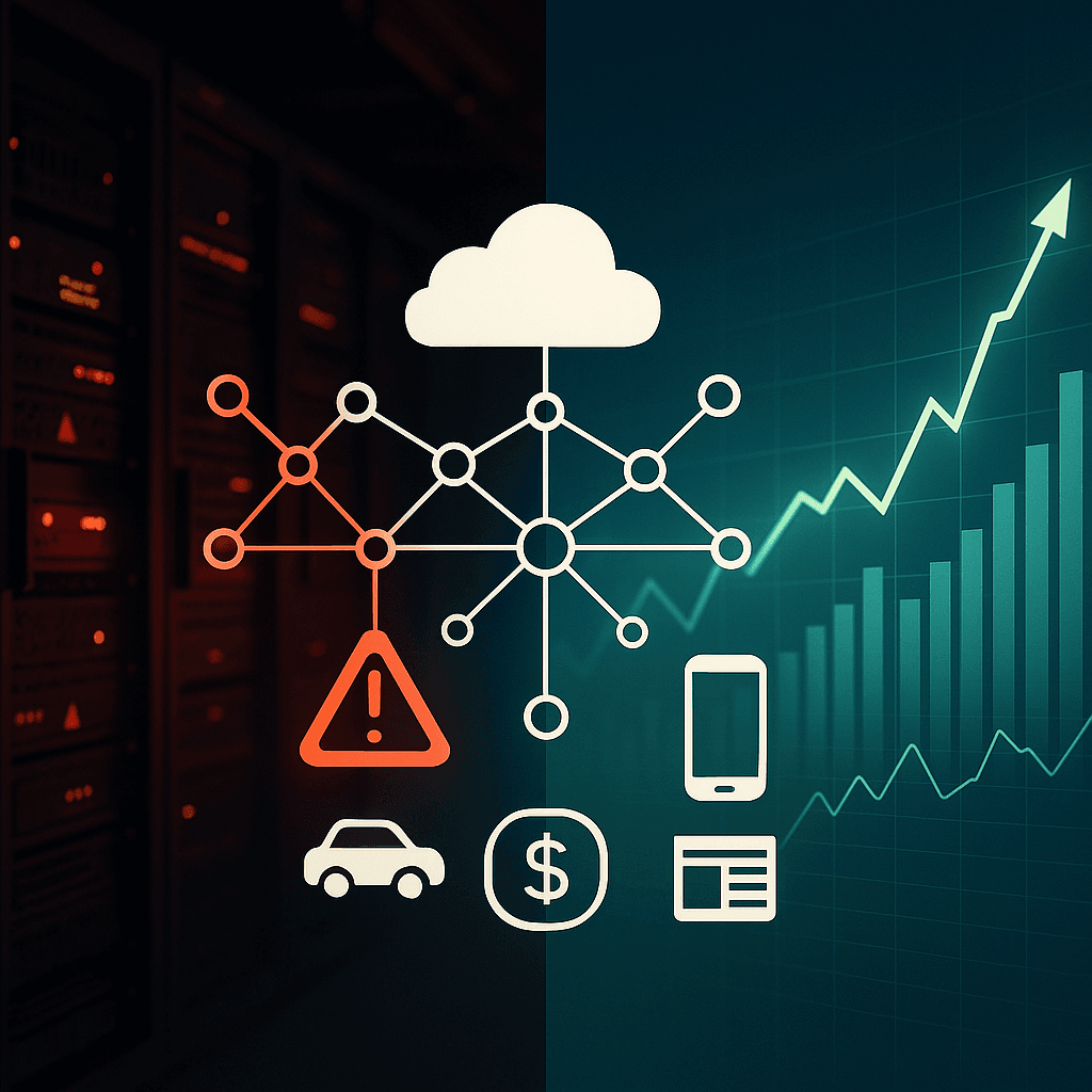 AWS Outage Disrupts Millions as Apple Hits Record Highs
