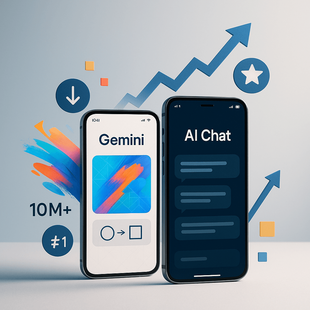 Gemini Topples ChatGPT as #1 App Store Hit With Nano Banana AI