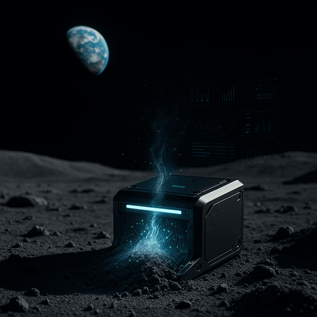 AI Startup Builds Moon Dust Battery for Blue Origin's Lunar Missions