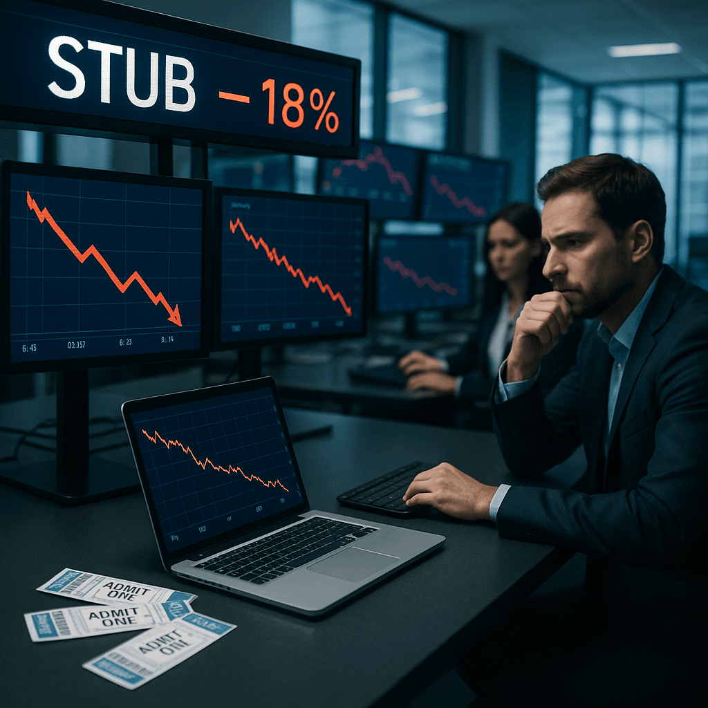 StubHub IPO flops as shares hit 18% loss in three days