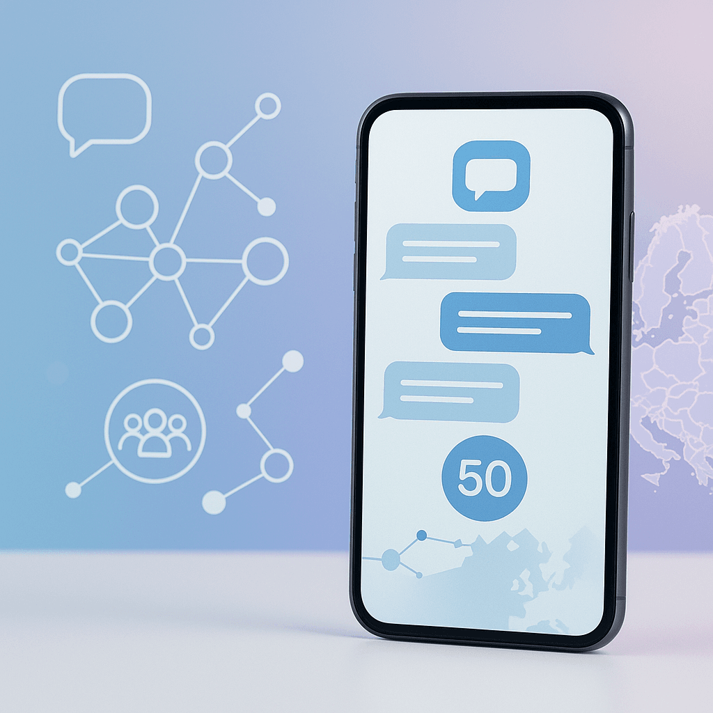 Threads Adds Group Chats for 50 Users, Expands to EU Market