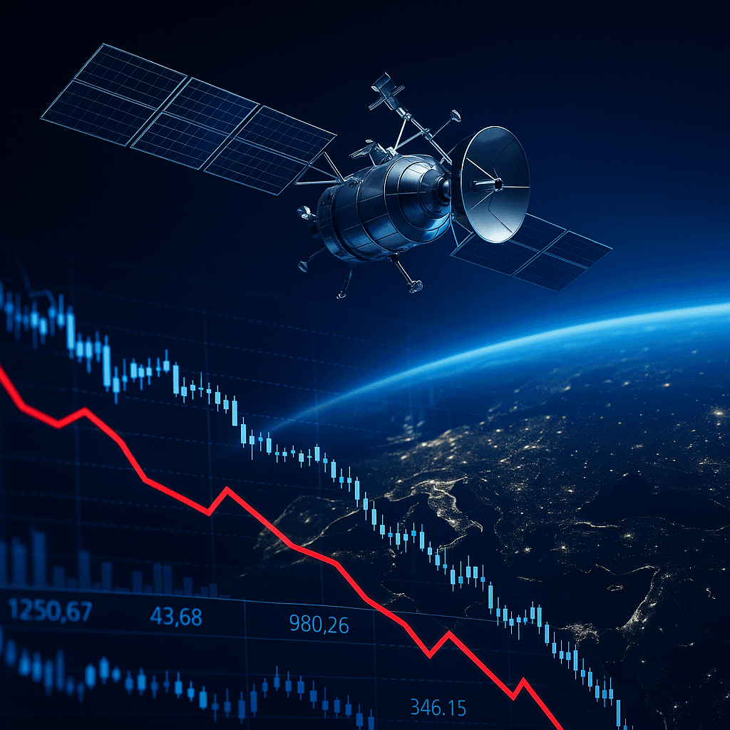 SoftBank dumps half its Eutelsat stake, shares crash 7%