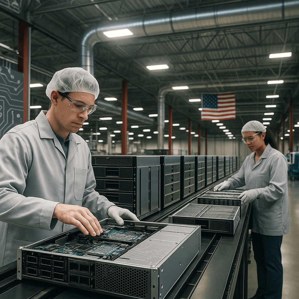 Apple ships AI servers from Texas, boosting US manufacturing