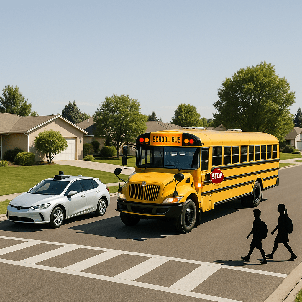 NHTSA Opens Waymo Probe After Robotaxi Bypassed School Bus