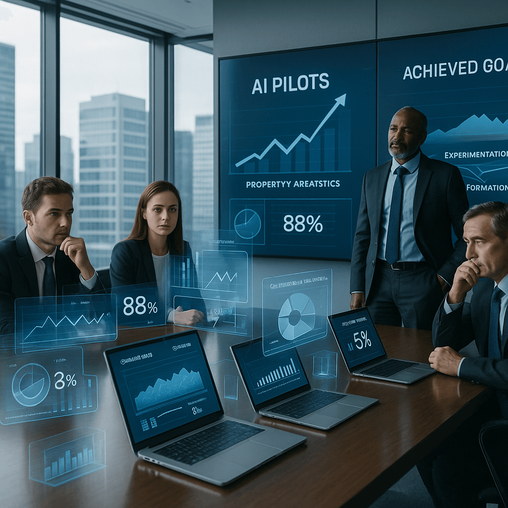 88% of CRE firms pilot AI, but only 5% hit their goals
