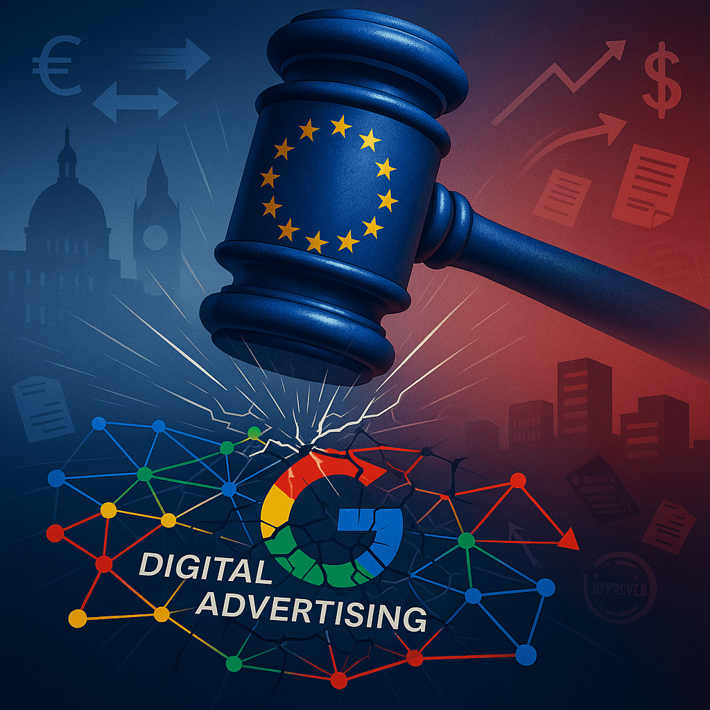 EU hits Google with $3.5B adtech fine as Trump threatens to 'nullify'
