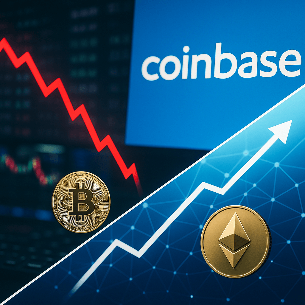 Coinbase Faces Double-Digit Share Fall Amid Market Jitters