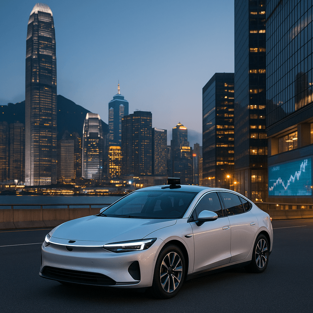 Pony.ai Tumbles 12% in Hong Kong Debut as Chinese AV Giants Go Public