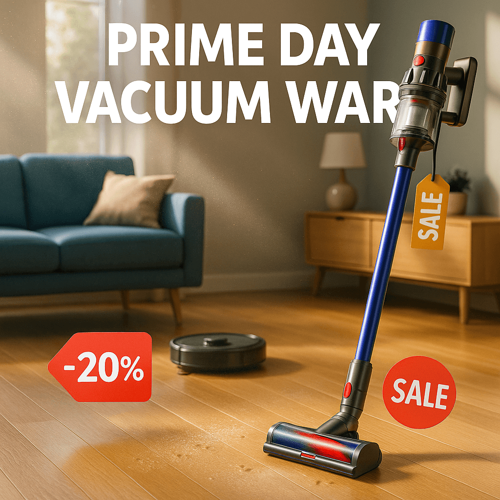 Prime Day Vacuum Wars: Dyson V15 Drops 33%, Robot Deals Hit $270