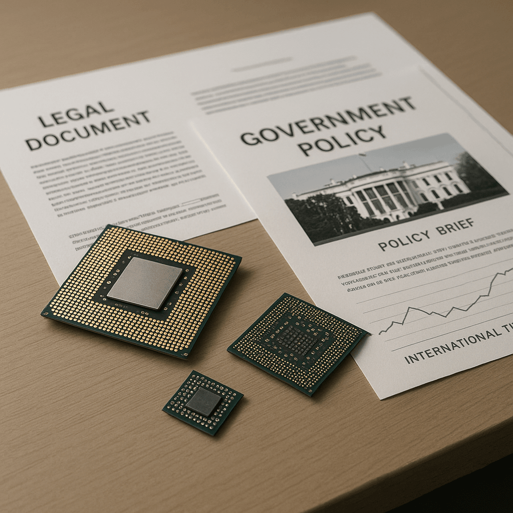 White House Still Ironing Out Legal Details of Trump's Chip Tax