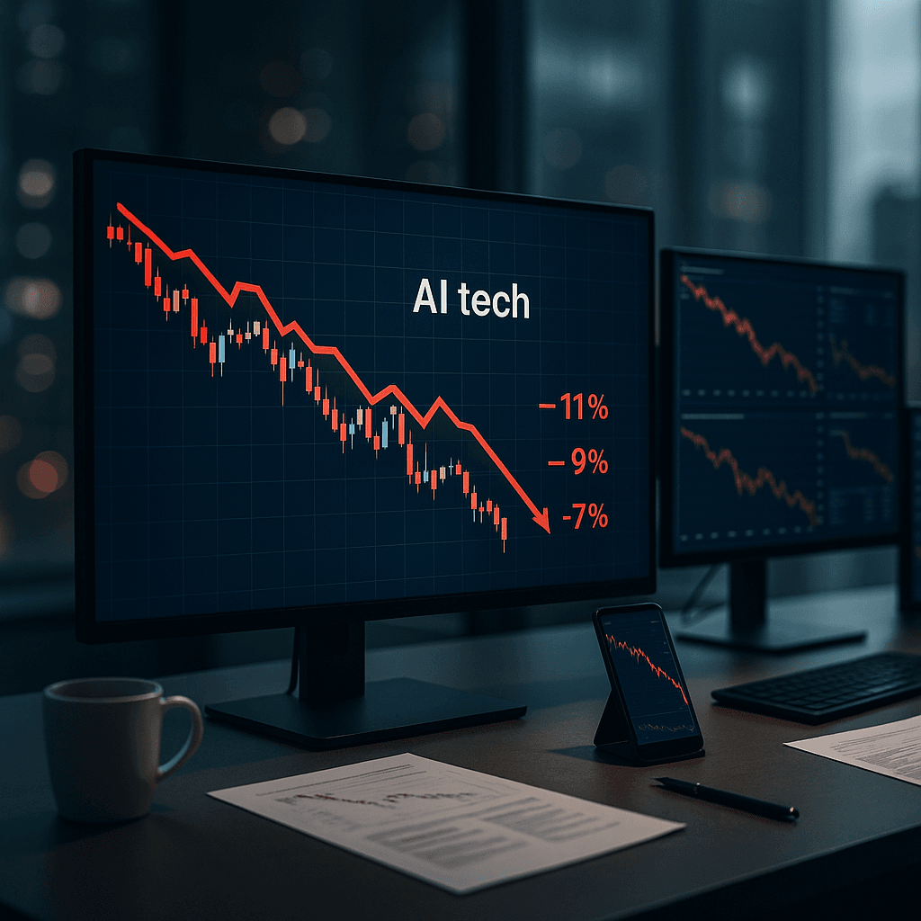 Tech Giants Tumble as Wall Street Questions AI Investment Hype