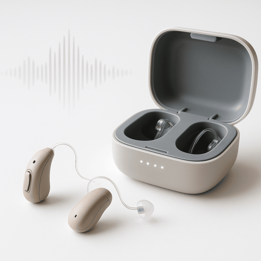 Audien's $389 Atom X Hearing Aids Pack Smart Case Tech