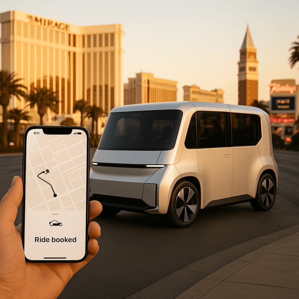 Zoox Opens Public Robotaxi Service in Vegas, Free Rides