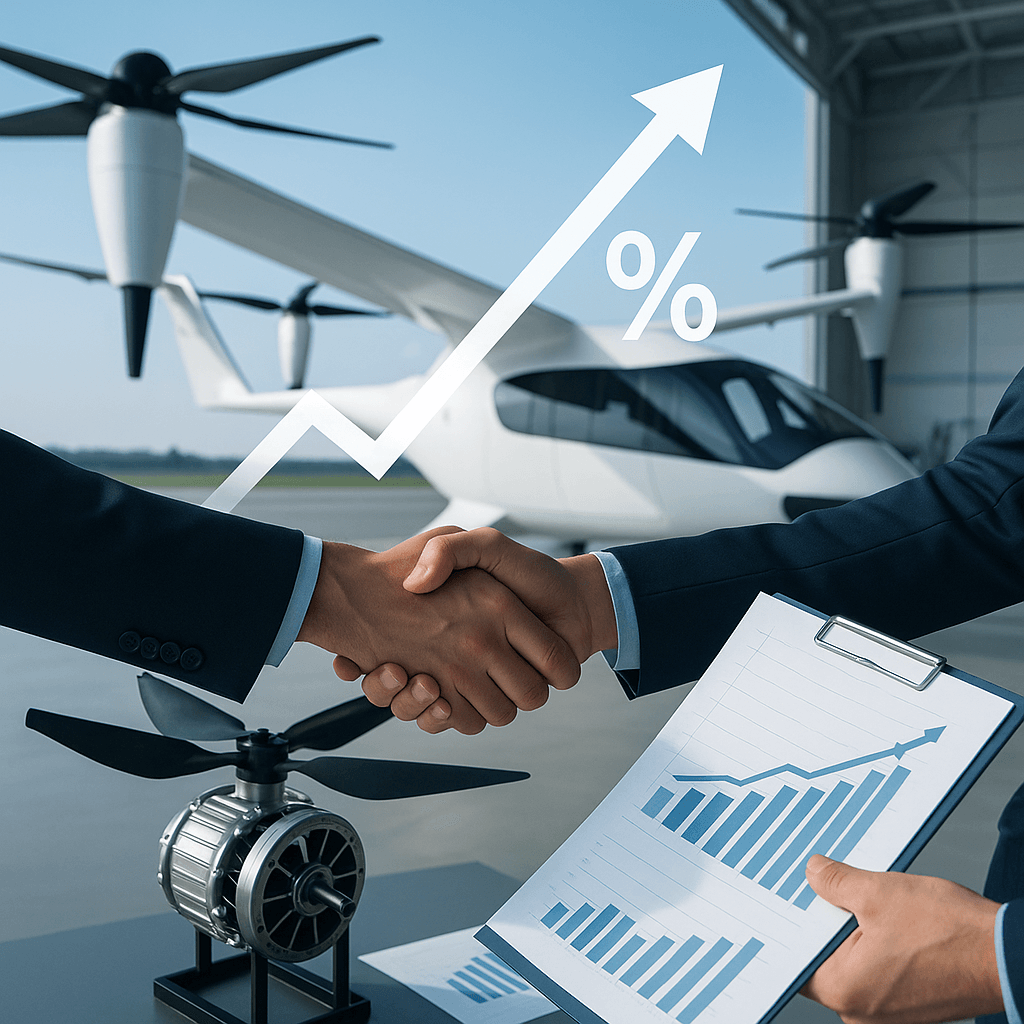 Beta Technologies surges 9% on $1B motor deal with Eve