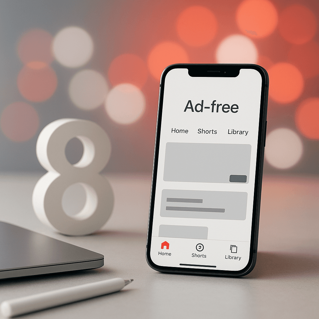 YouTube Premium Lite Launches at $8/Month for Ad-Free Viewing