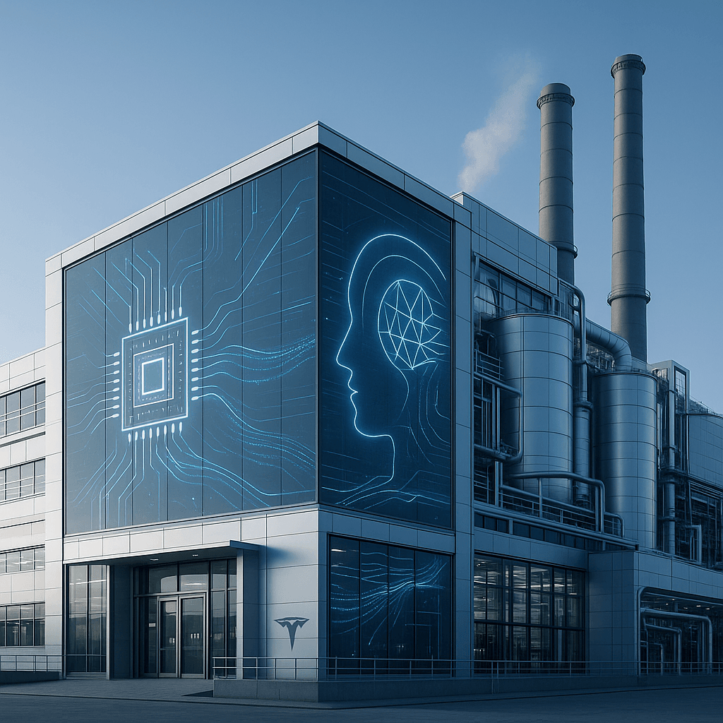 Tesla Plans 'Gigantic' Chip Fab to Power AI and Robotics Push