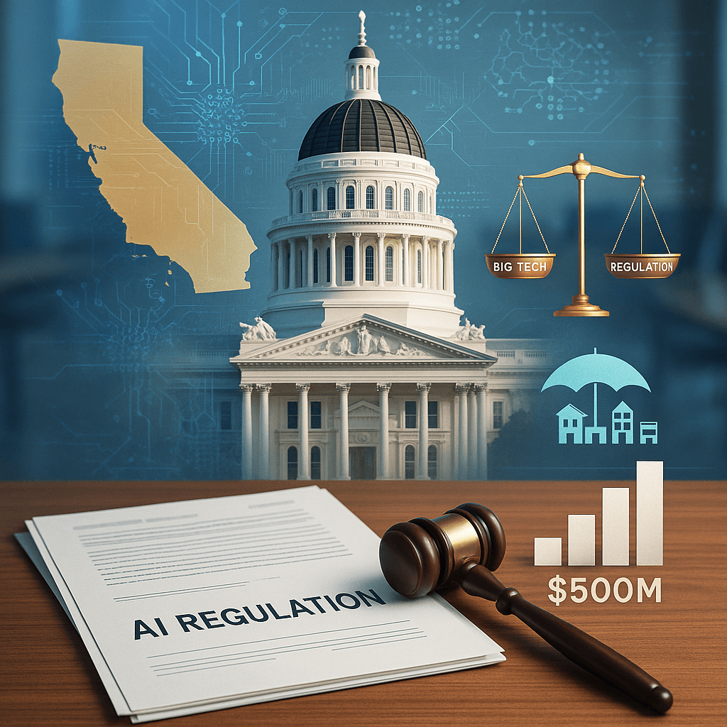 California's SB 53 Targets AI Giants with $500M Revenue Threshold